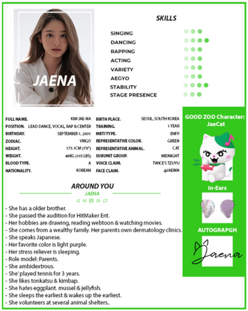 GOOD DAY (굿데이) [JAENA] Profile 2024