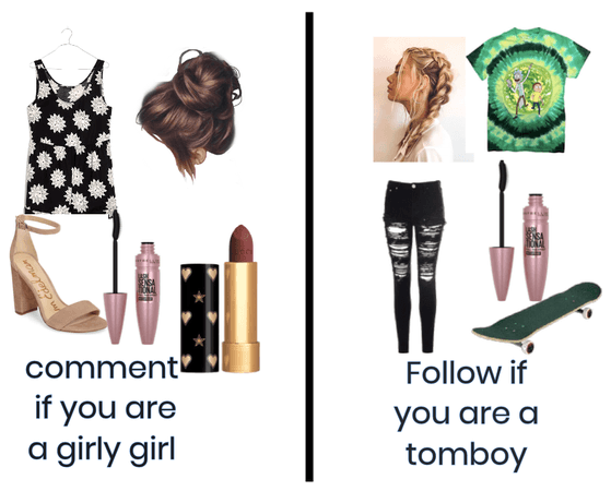 Tomboy, Girly-girl
