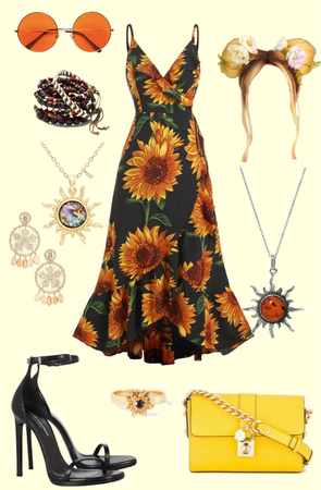 sunflower hippy