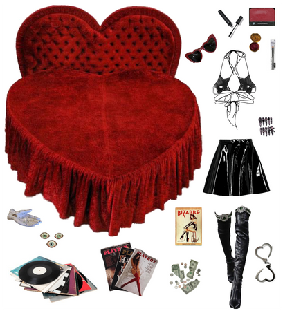 Heart-Shaped Bed