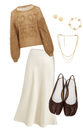 brown cinnamon outfit