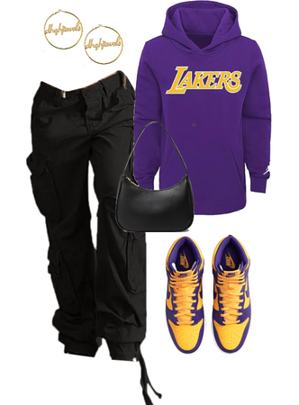 LAKERS INSPIRED LOOK 🏀
