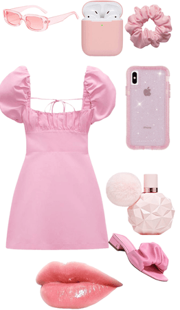 pink dress up