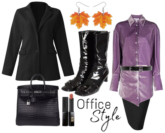 Office in the fall outfit