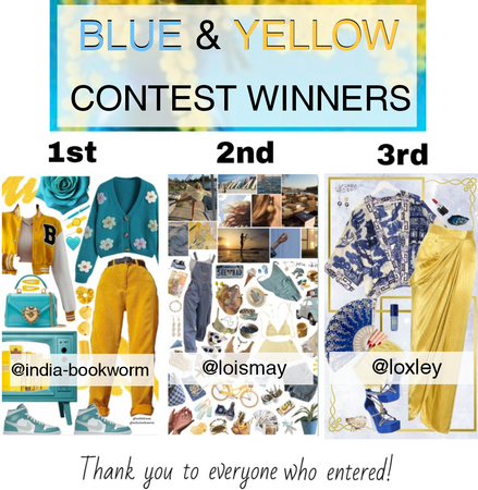 Blue & Yellow Contest Winners