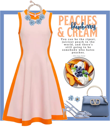 Peaches & Blueberry Cream