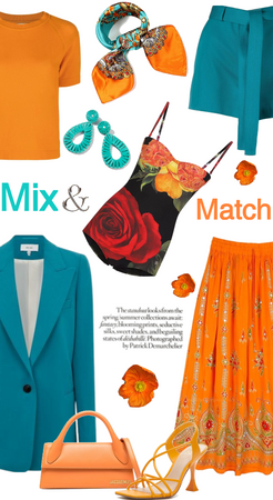 Tangerine and Teal