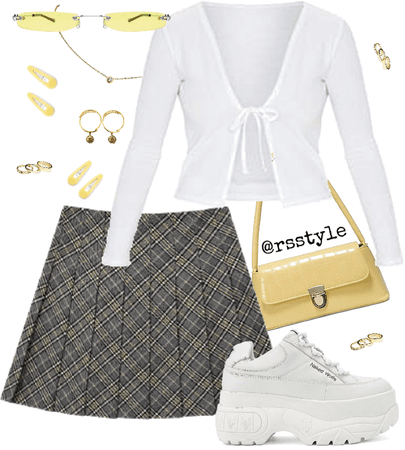 pastel yellow accents
