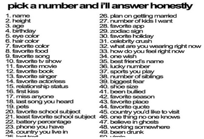 Ask me anything