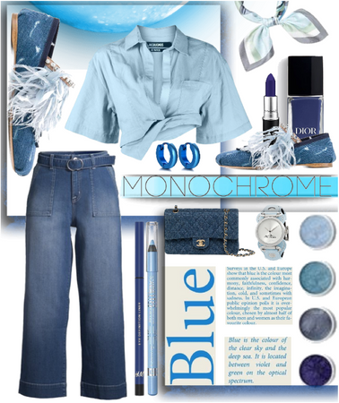blue monochrome