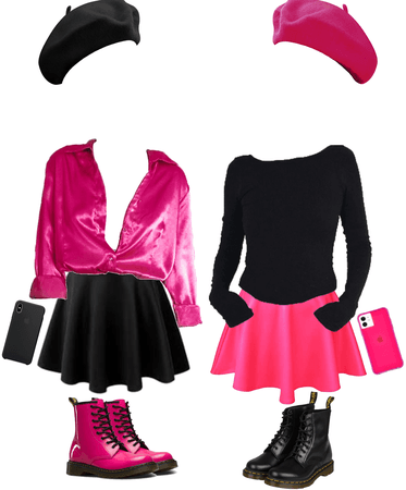 💗Hot Pink and Black!🖤