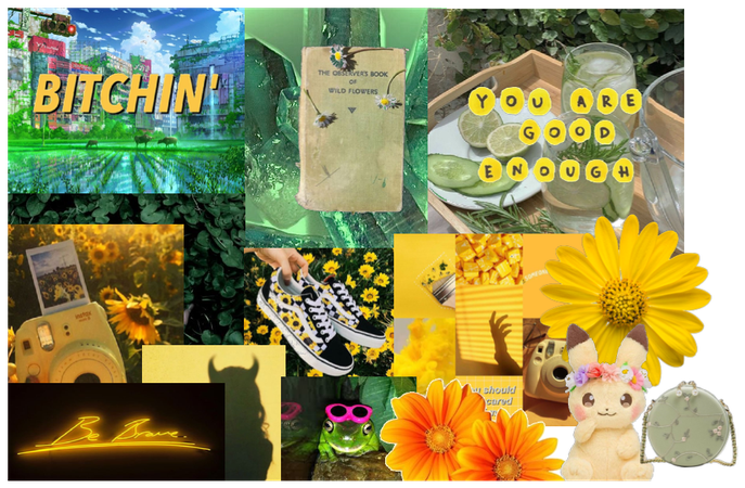 Green and Yellow Aesthetic