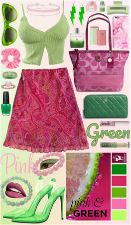 Complimentary Colors- Pink & Green