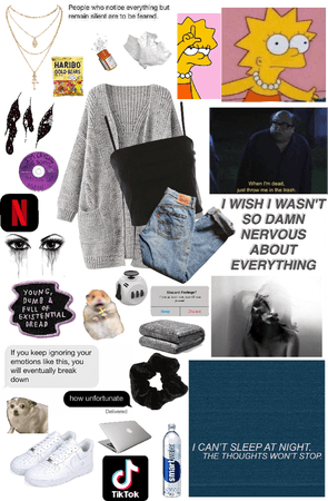 {MY MENTAL STATE AS OUTFITS} Anxious