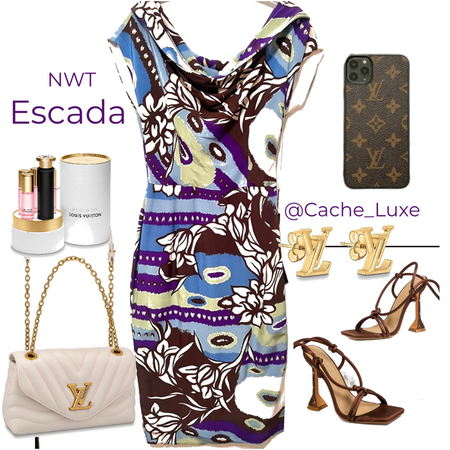 Escada Dress @Cache_Luxe
