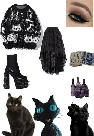 black cat aesthetic 🐈‍⬛
