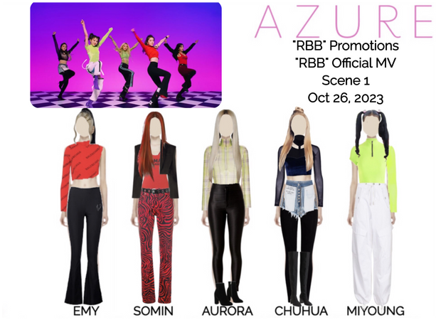 AZURE(하늘빛) "RBB" Official MV Outfit #1