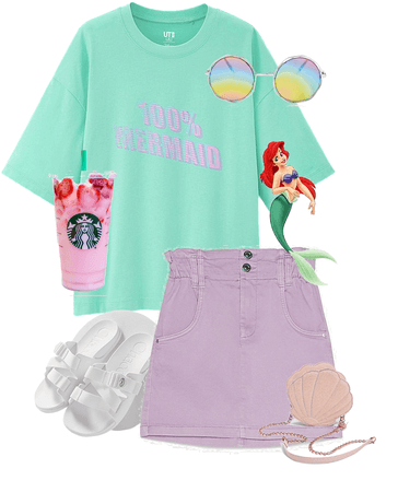 Ariel Inspired Summer Outfit