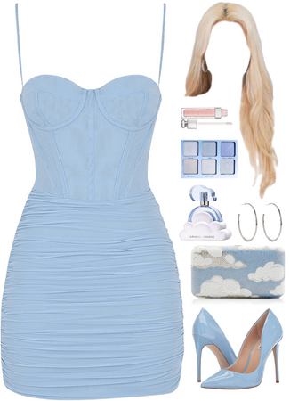 Blue Corset Dress