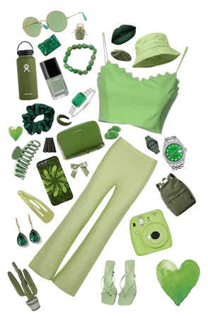 green themed aesthetic