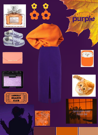 Orange, violet 🍁💜🧡