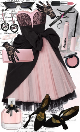 black & pink