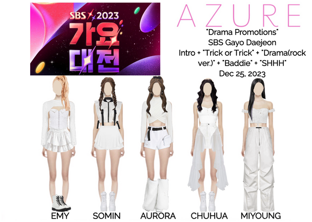 AZURE(하늘빛) SBS Gayo Daejeon 2023 Performance