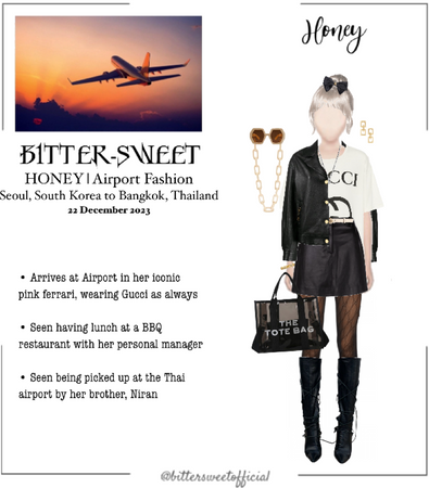 BITTER-SWEET 비터스윗 (HONEY) Airport Fashion