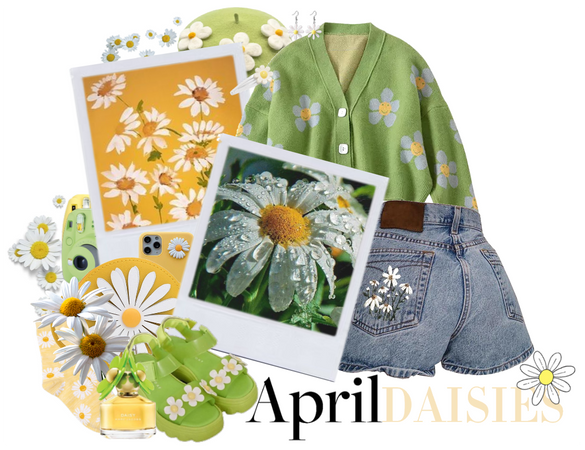 April Daisies ~ April Flowers: Daisies