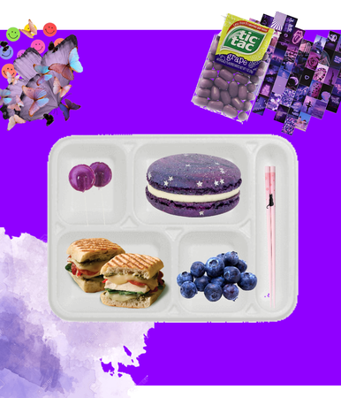 purple lunch