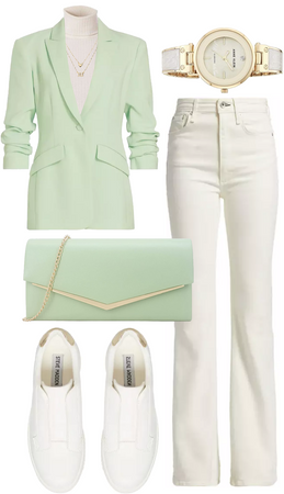 Pastel Green Business Casual