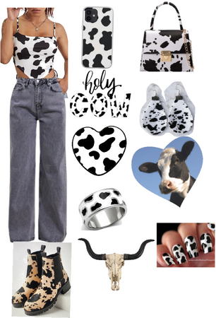MakeMeChic Women's Cow Print Hanky Hem Cami Sleeveless Bandana Crop Top  Black and White XS at  Women's Clothing store