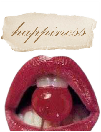 Lips. With happy happiness sign