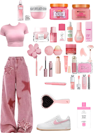 pink 🌸look