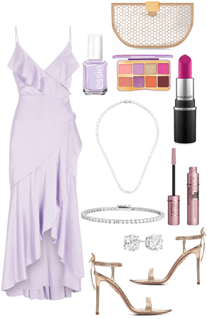 prom lilac dress