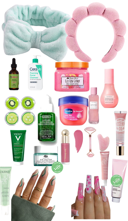 Green And Pink Skincare