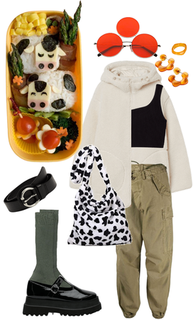 Cow Bento Matching Fit
