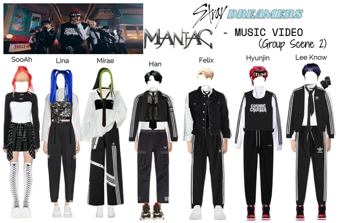 MANIAC = SKZ COLLAB MUSIC VIDEO OUTFITS