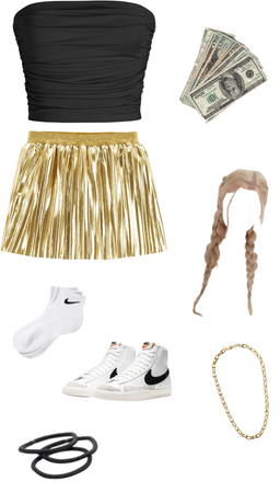 gold digger costume