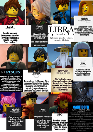 Lego ninjago zodiac signs