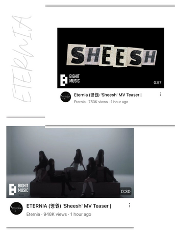 ETERNIA| Sheesh Teaser videos