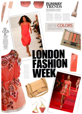 London Fashion Week/2019 Color of Year-Coral