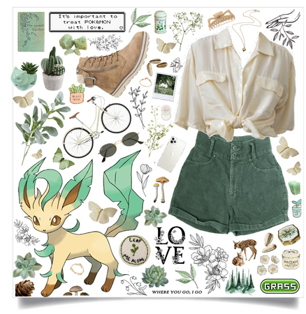 Leafeon in Green