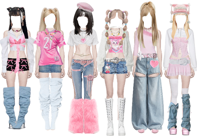 K-pop Girl Group outfit