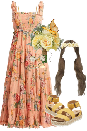 Bridesmaid Outfit for a Spring Wedding