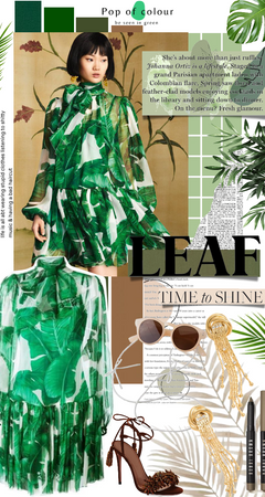 leaf dress