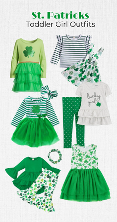 toddler girl st.patricks outfits