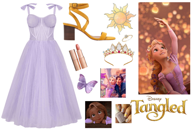 Rapunzel tangled Outfit! ✨💜💛