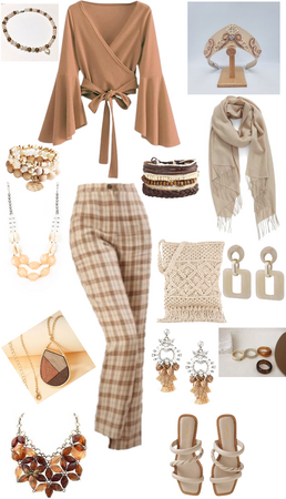 Brown, Beige fashionista outfit!