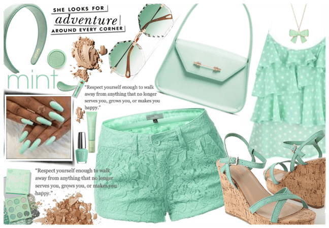 She looks for adventure in mint